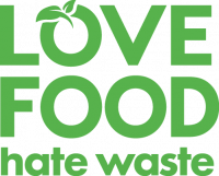Logo for Love Food Hate Waste campaign