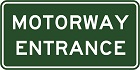 Freeway entrance