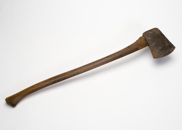 Axe used by surveyors