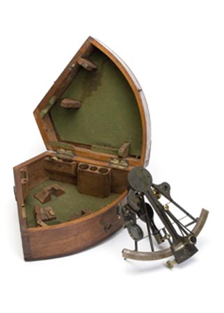 Sextant is a portable astronomical instrument used for reading horizontal and vertical angles