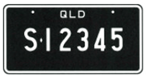USA style S plate