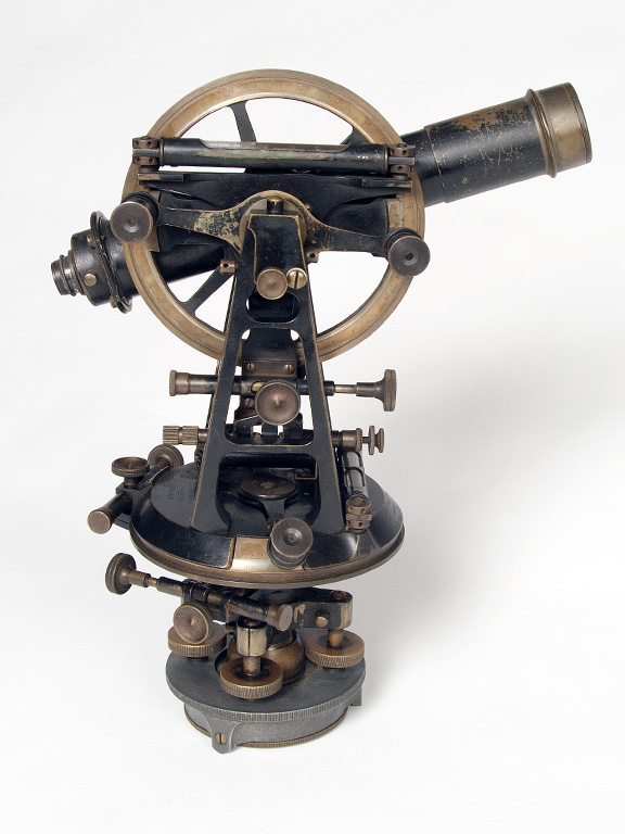 Theodolite used by Clem Jones in his early surveys around the state