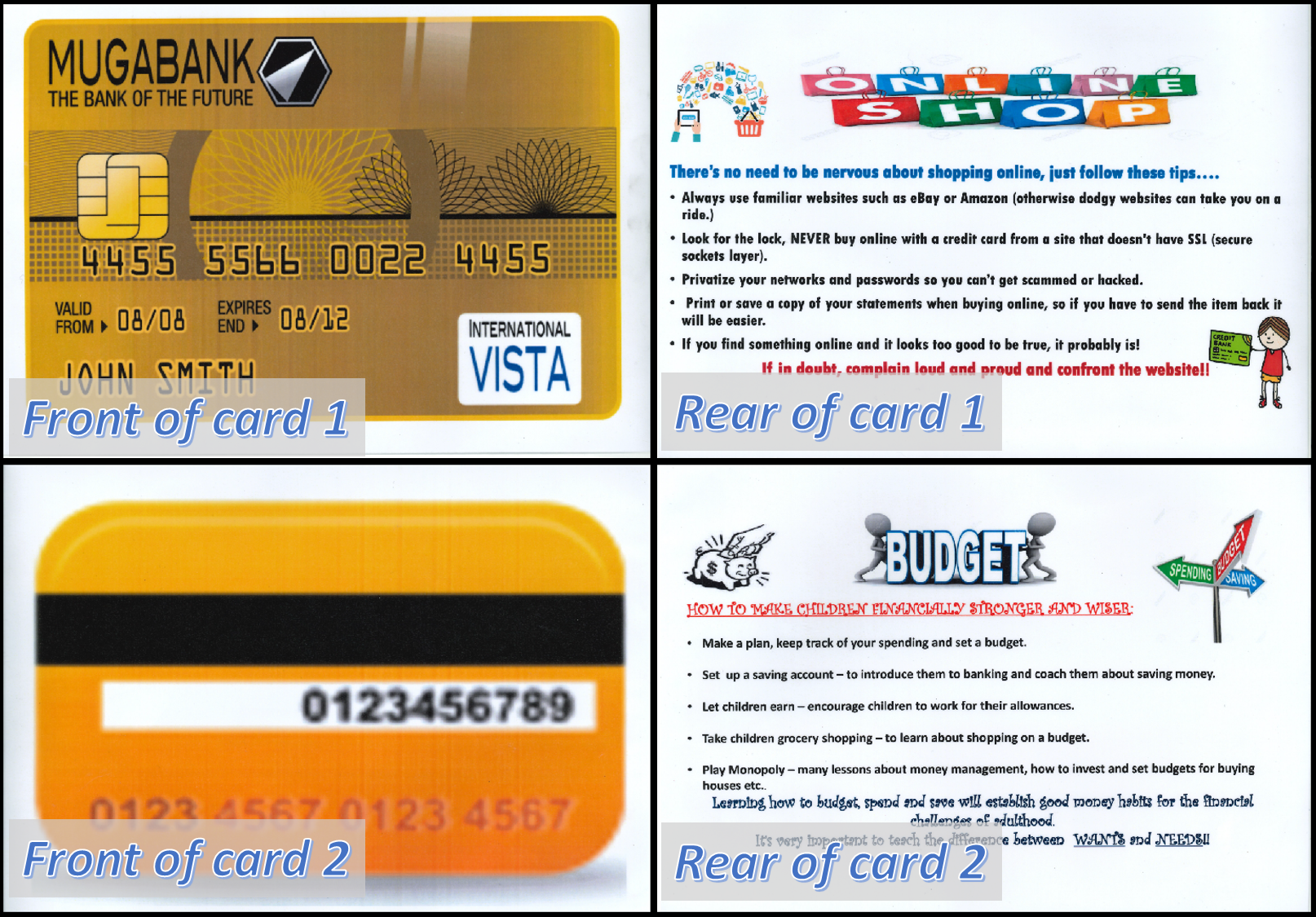 Reef's Buy Smart entry - cards (years 4-6)