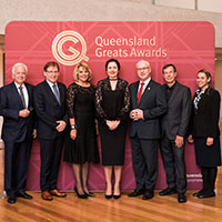 2017 Queensland Greats Awards recipients