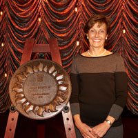 2016 Queensland Greats Awards individual recipient Allan Border AO, accepted by Jane Border.
