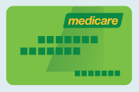 Example of a Medicare card