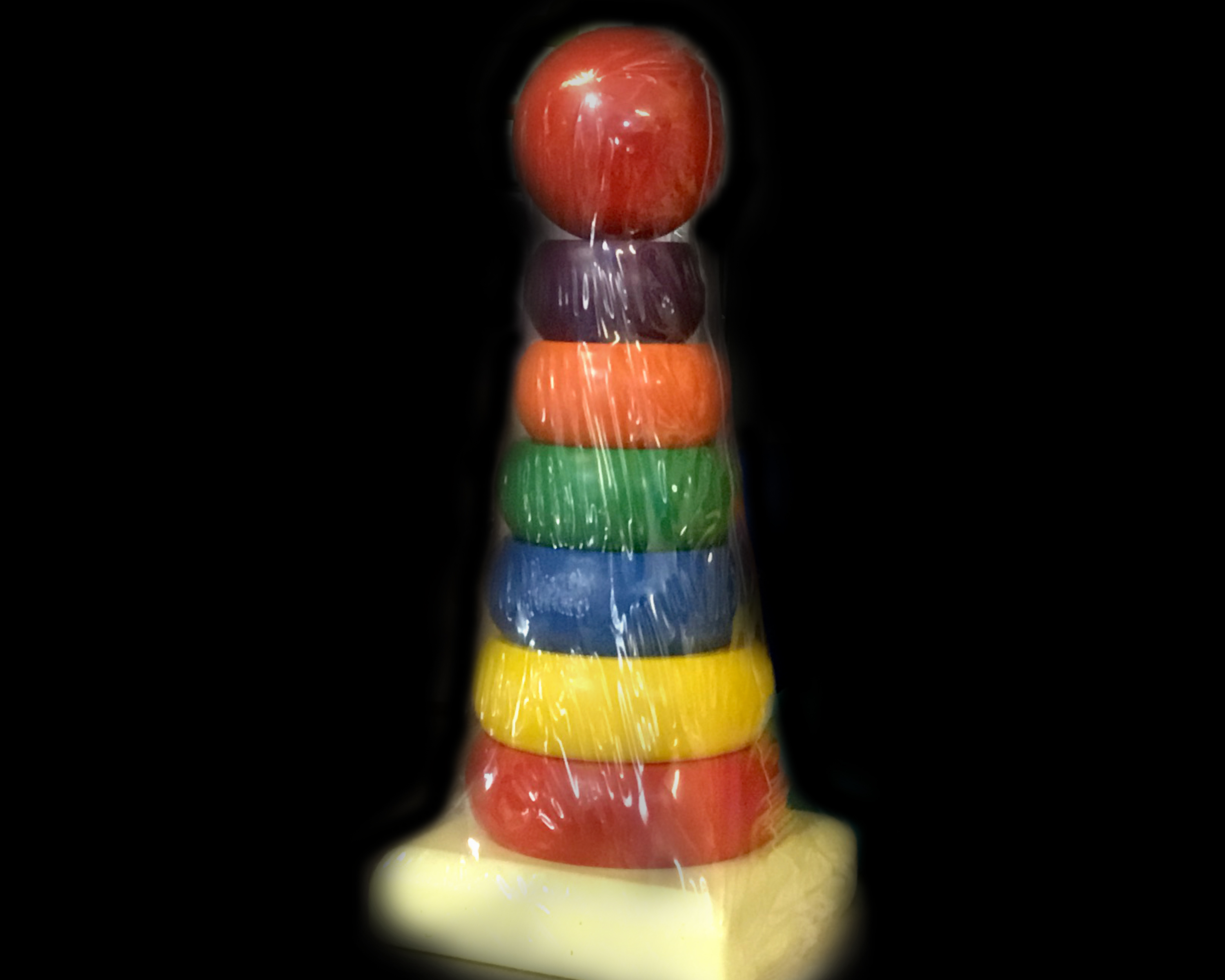 Rainbow circle stacker