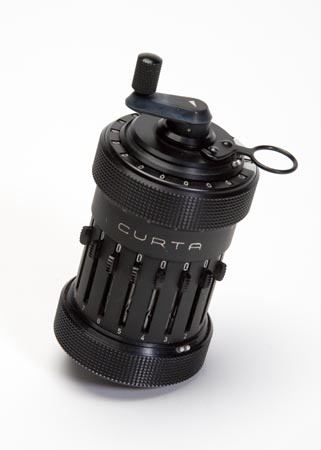 Curta is a type of mechanical calculator used from the 1960s
