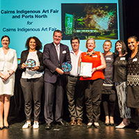 2017 Queensland Reconciliation Awards&mdash;Partnership award winner&mdash;Cairns Indigenous Art Fair and Ports North