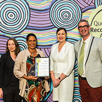 2017 Queensland Reconciliation Awards&mdash;Partnership award finalist&mdash;KickArts Contemporary Arts and Badu Art Centre for Sageraw Thonar Exhibition and Catalogue
