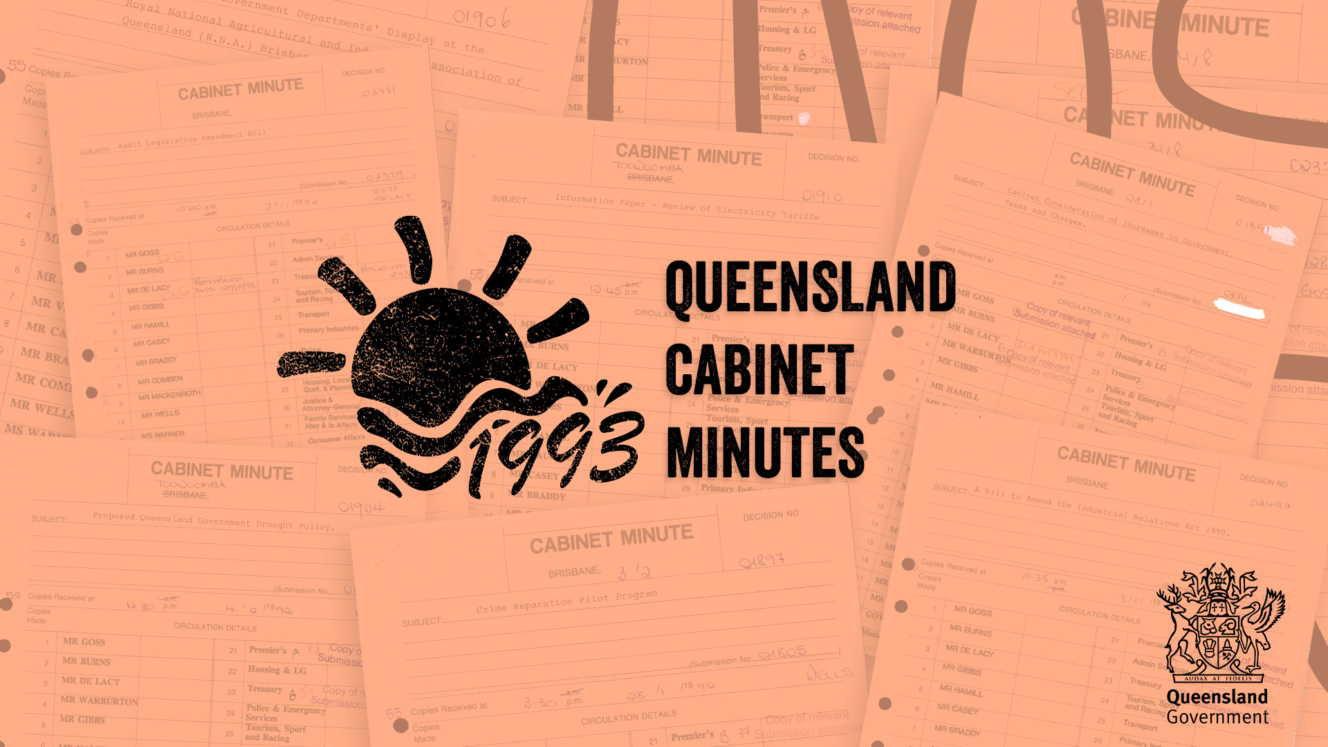 1993 Queensland Cabinet Minutes