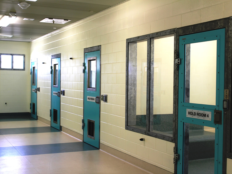 Hold rooms within detention centres