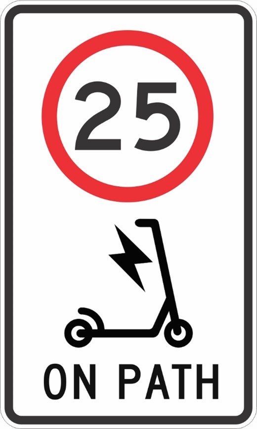 25km speed limit for personal mobility devices on paths