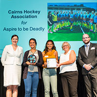 2017 Queensland Reconciliation Awards&mdash;Community award winner&mdash;Cairns Hockey Association for Aspire to be Deadly