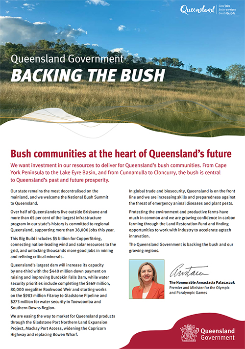 Download document - Qld Government-Backing The Bush