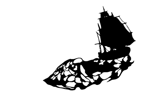 Riding The First Wave ship artwork