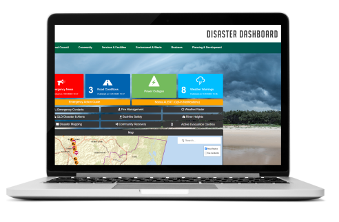 Council disaster dashboards