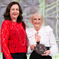2018 Queensland Greats Awards individual recipient Gail Ker OAM