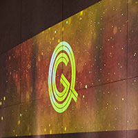 2017 Queensland Greats Awards event wall projection