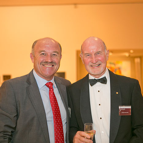 2011 Queensland Great Wally Lewis AM and Peter Dornan AM