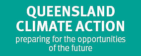 Graphic for the Queensland Climate Action newsletter.
