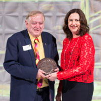 2018 Queensland Greats Awards individual recipient William (Bill) Haurtiz AM