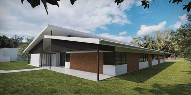 Artist's impression of one of the additional learning spaces for Emerald State High School. Image courtesy of Department of Education.
