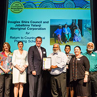 2017 Queensland Reconciliation Awards&mdash;Partnership award highly commended&mdash;Douglas Hire Council and Jabalbina Yalanji Aboriginal Corporation for Return to Country Local Planning Scheme