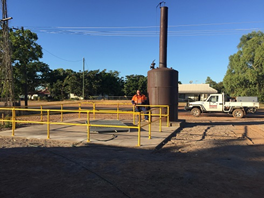 Remediation of the historic Peggie’s Shaft in Croydon included retention of the nearby boiler to retain heritage values
